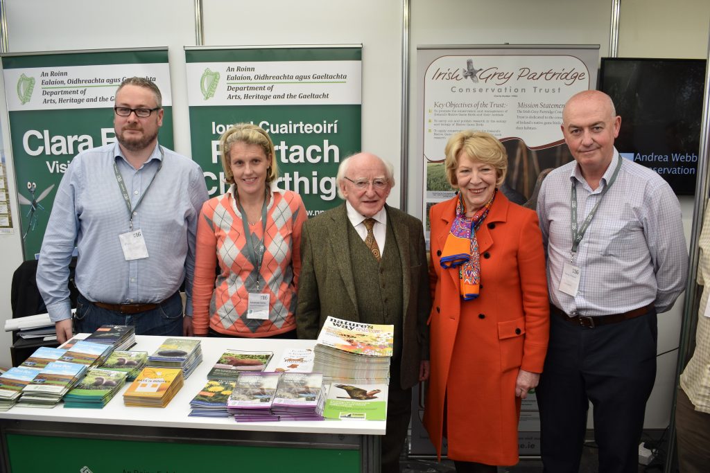President-Michael-D-Higgins-visits-the-grey-partridge-stand-at-the-National-Ploughing-Championships